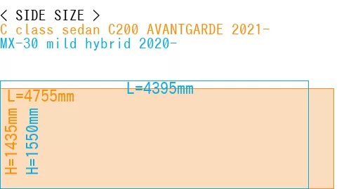 #C class sedan C200 AVANTGARDE 2021- + MX-30 mild hybrid 2020-